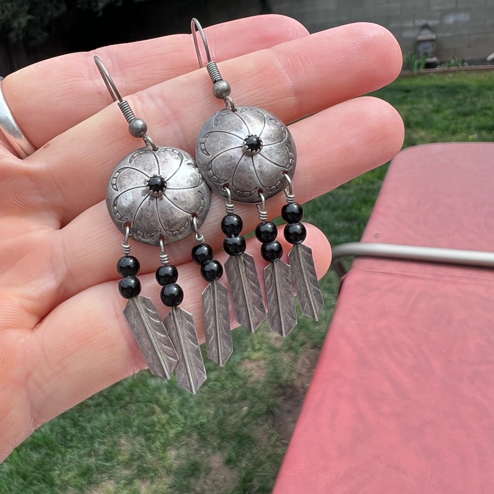 Sterling Silver 925 Dream Catcher Earrings